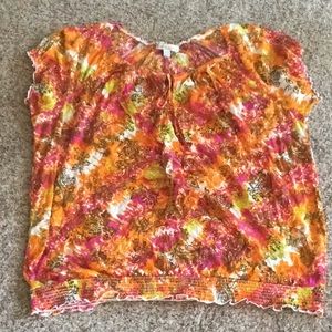 Fall short sleeve blouse